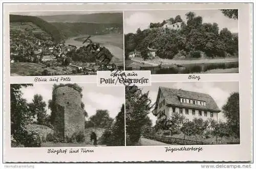Polle - Foto-AK 50er Jahre