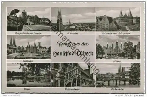 Lübeck - Foto-AK 50er Jahre