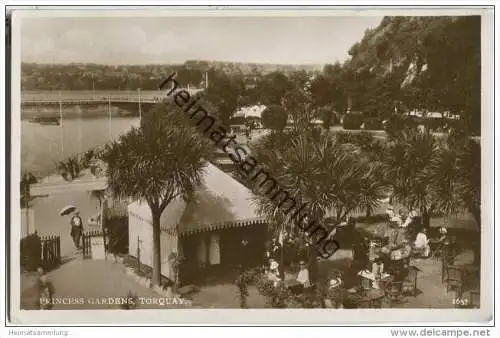 Torquay - Princess Gardens - Devon - Foto-AK