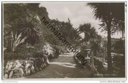 Torquay - Rock Walk - Devon - Foto-AK