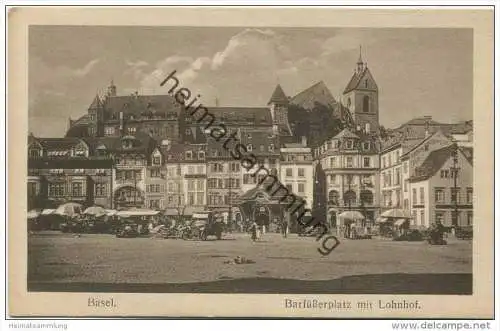 Basel - Barfüsserplatz mit Lohnhof
