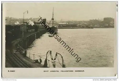 Folkestone - Harbour - East Landing - Kent -&nbsp;Foto-AK