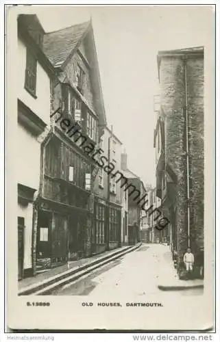 Dartmouth - old houses - Devon -&nbsp;Foto-AK
