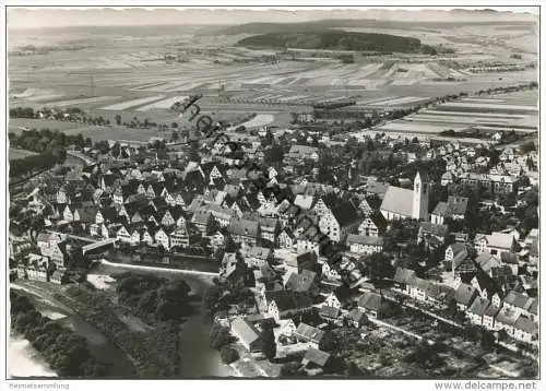 Riedlingen - Luftaufnahme - Foto-AK Grossformat