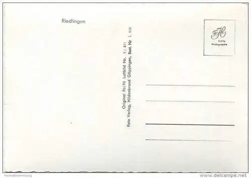 Riedlingen - Luftaufnahme - Foto-AK Grossformat