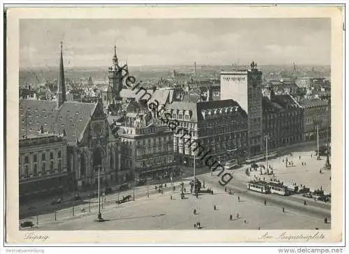 Leipzig - Am Augustusplatz - Strassenbahn