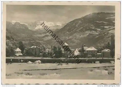 Bolzano verso il Catinaccio - Foto-AK Grossformat
