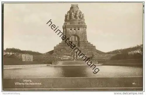 Leipzig - Völkerschlachtdenkmal - Foto-AK