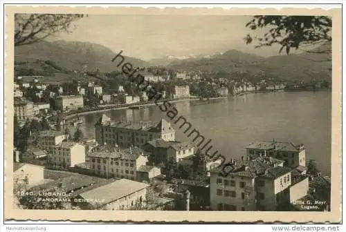 Lugano - Panorama generale - Foto-AK