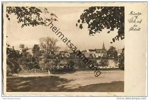 Münster - Blick auf die Altstadt
