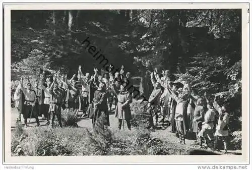 Interlaken - Tell-Freilichtspiele - Rütlischwur - Foto-AK