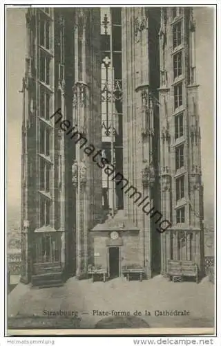 Strasbourg - Plate-forme de la Cathedrale