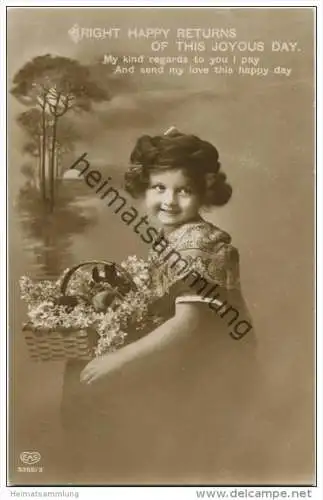 Bright happy returns of this joyous Day - Foto-AK