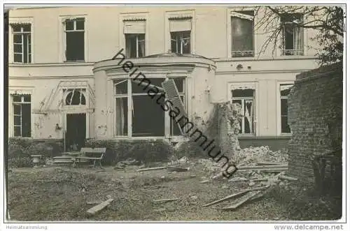 Lille - Explosion 1916 - Ruinen - einzelnes Haus - Foto-AK