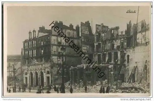 Lille - Explosion 1916 - Ruinen - Alhambra - Foto-AK