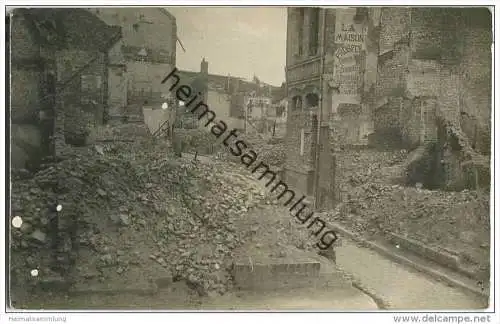Lille - Explosion 1916 - Ruinen - La Maison prosper - Foto-AK