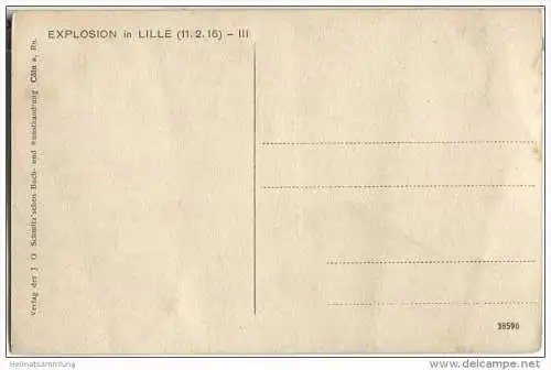 Lille - Explosion 1916 - Ruinen