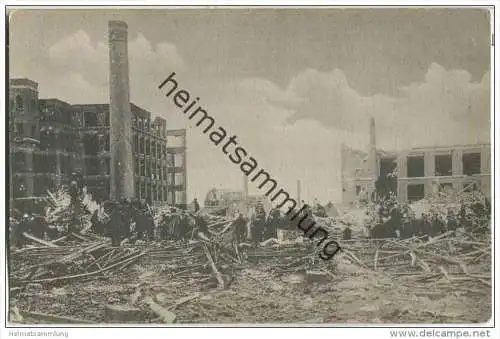 Lille - Explosion 1916 - Ruinen - Strasse