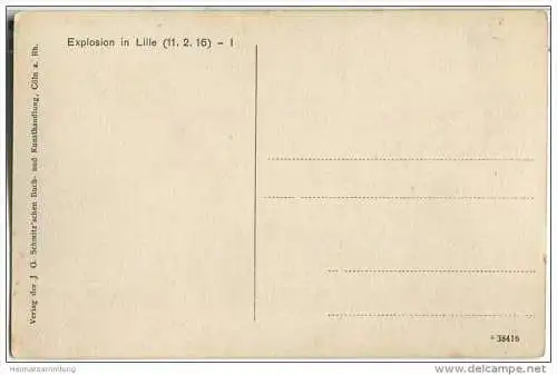 Lille - Explosion 1916 - Ruinen - Strasse