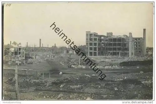 Lille - l'explosion 1916 - les ruines - Foto-AK