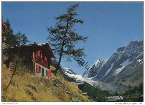 Gletscherstafel im Lötschental - AK Grossformat