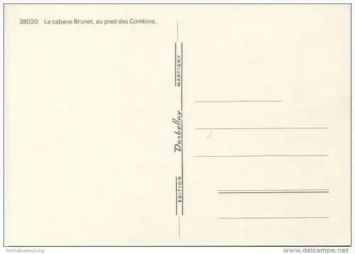 La cabane Brunet au pied des Combins - AK Grossformat