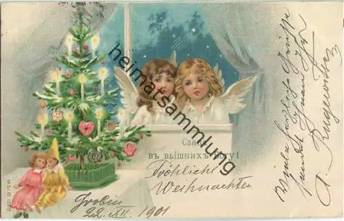 Engelchen - Puppen - Fröhliche Weihnachten - Russland - Grobin