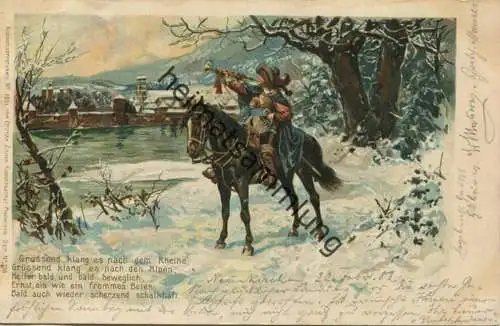Trompeter von Säckingen - Verlag Ottmar Zieher München gel. 1902