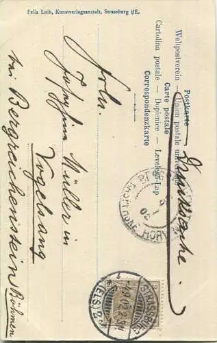 Elsässerin - Alsacienne - Verlag Felix Luib Strassburg