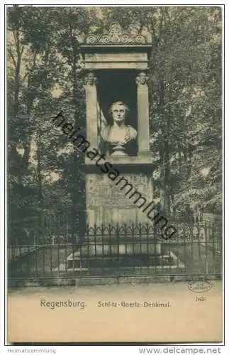 Regensburg - Schlitz-Goertz-Denkmal