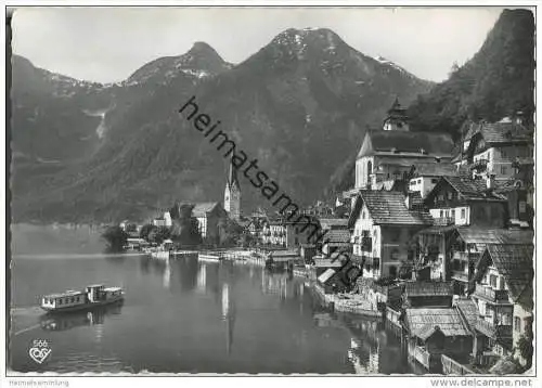 4830 Hallstatt - Fahrgastschiff - Foto-AK