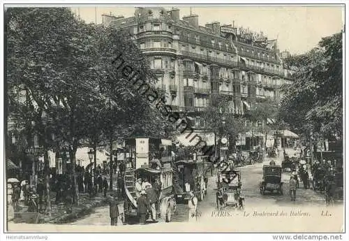 Paris - Le Boulevard des Italiens - Verkehr