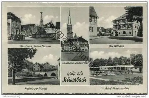 Schwabach - Foto-AK