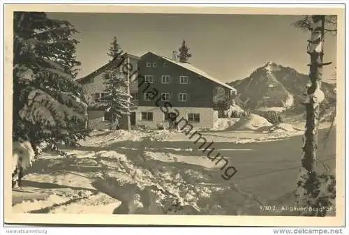 Sonthofen - Allgäuer Berghof mit Alpe Eck - Foto-AK