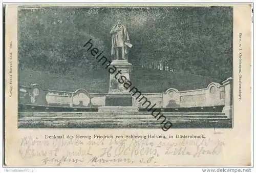 Kiel-Düsternbrook - Denkmal Herzog Friedrich von Schleswig-Holstein