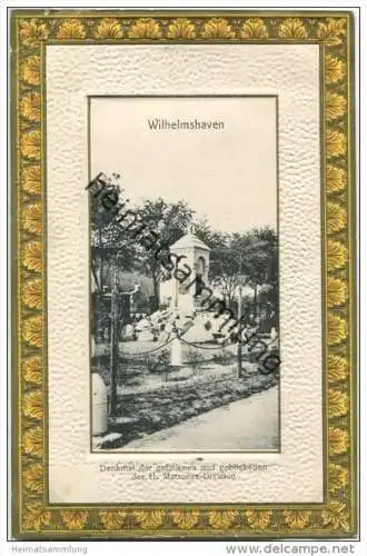 Wilhelmshaven - Denkmal der gefallenen und gebliebenen der II. Matrosen-Division - Prägedruck