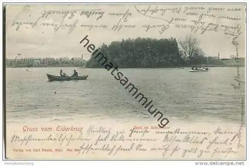 Kiel - Eiderkrug - Insel im Schulensee