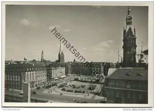 Hamburg - Adolf-Hitler-Platz - Foto-AK Grossformat
