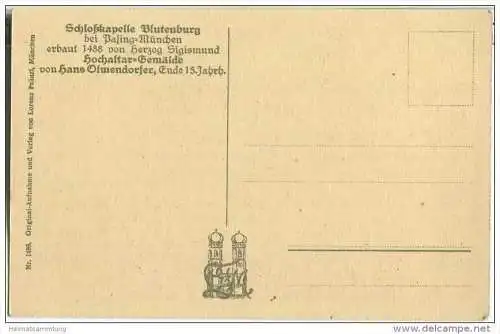 München - Schloss Blutenburg - Altargemälde Hans Olmendorfer