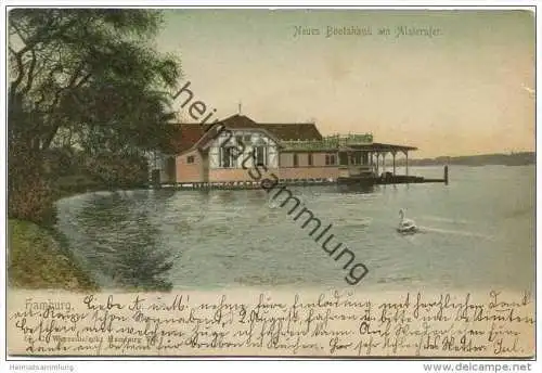 Hamburg - Neues Bootshaus am Alsterufer