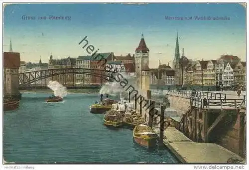 Hamburg - Messberg und Wandrahmsbrücke