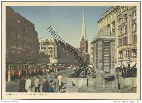 Hamburg - Mönckebergstrasse - AK-Grossformat