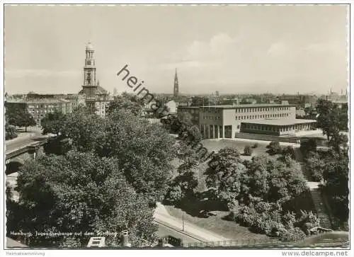 Hamburg - Jugendherberge auf dem Stintfang - Foto-AK Grossformat