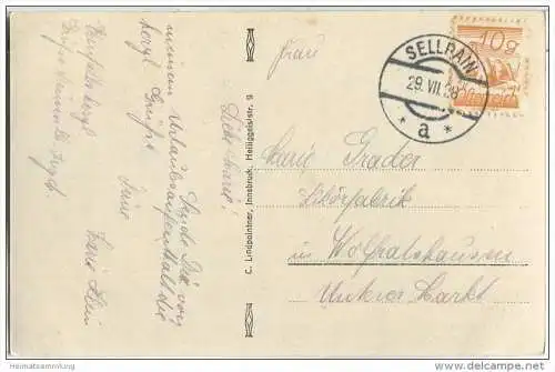 Praxmar im Sellrain - Lisenser Gletscher - Foto-AK