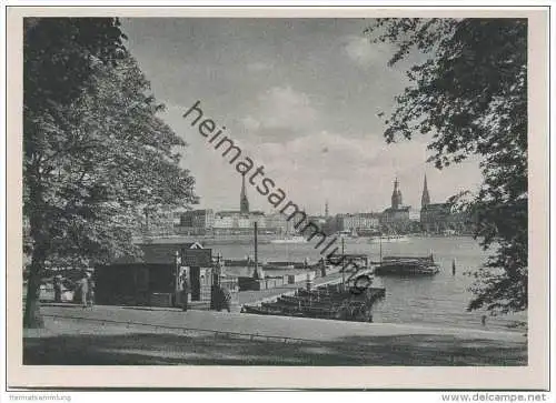 Hamburg - Binnenalster - AK-Grossformat