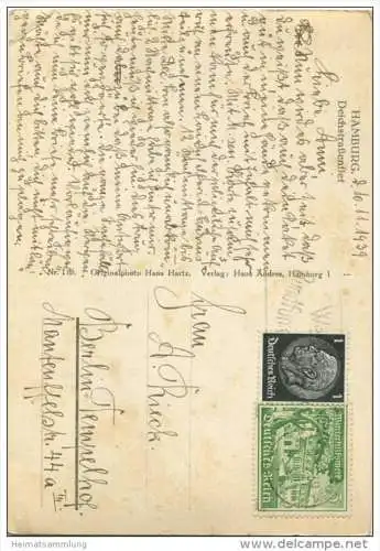 Hamburg - Deichstrassenfleet - Foto-AK Grossformat