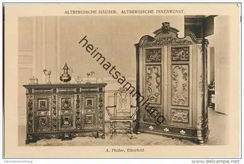 Elberfeld - A. Pfeifer - Altbergische Häuser - Altbergische Innenkunst