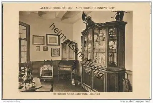 Elberfeld - Bergischer Geschichtsverein - Altbergische Häuser - Altbergische Innenkunst