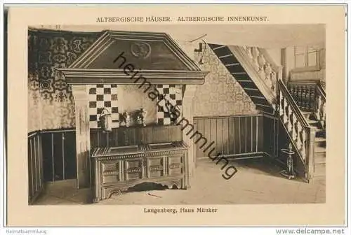 Langenberg - Haus Münker - Altbergische Häuser - Altbergische Innenkunst