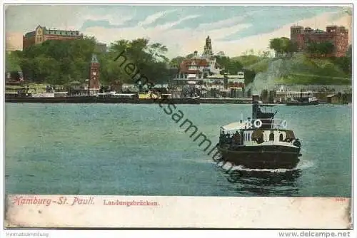 Hamburg-St. Pauli - Landungsbrücken